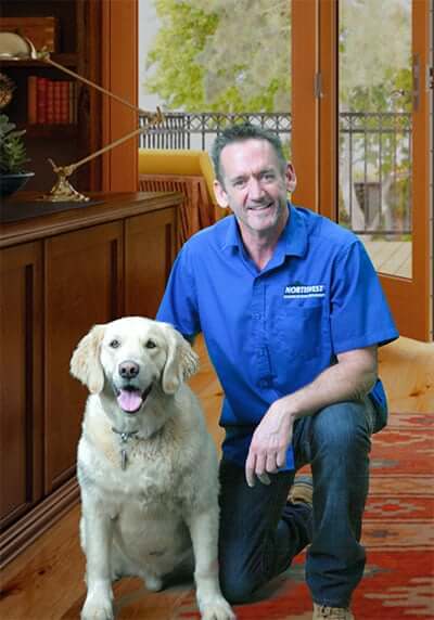 Tom Orr and his Dog, Duke Tom Orr and his Dog, Duke